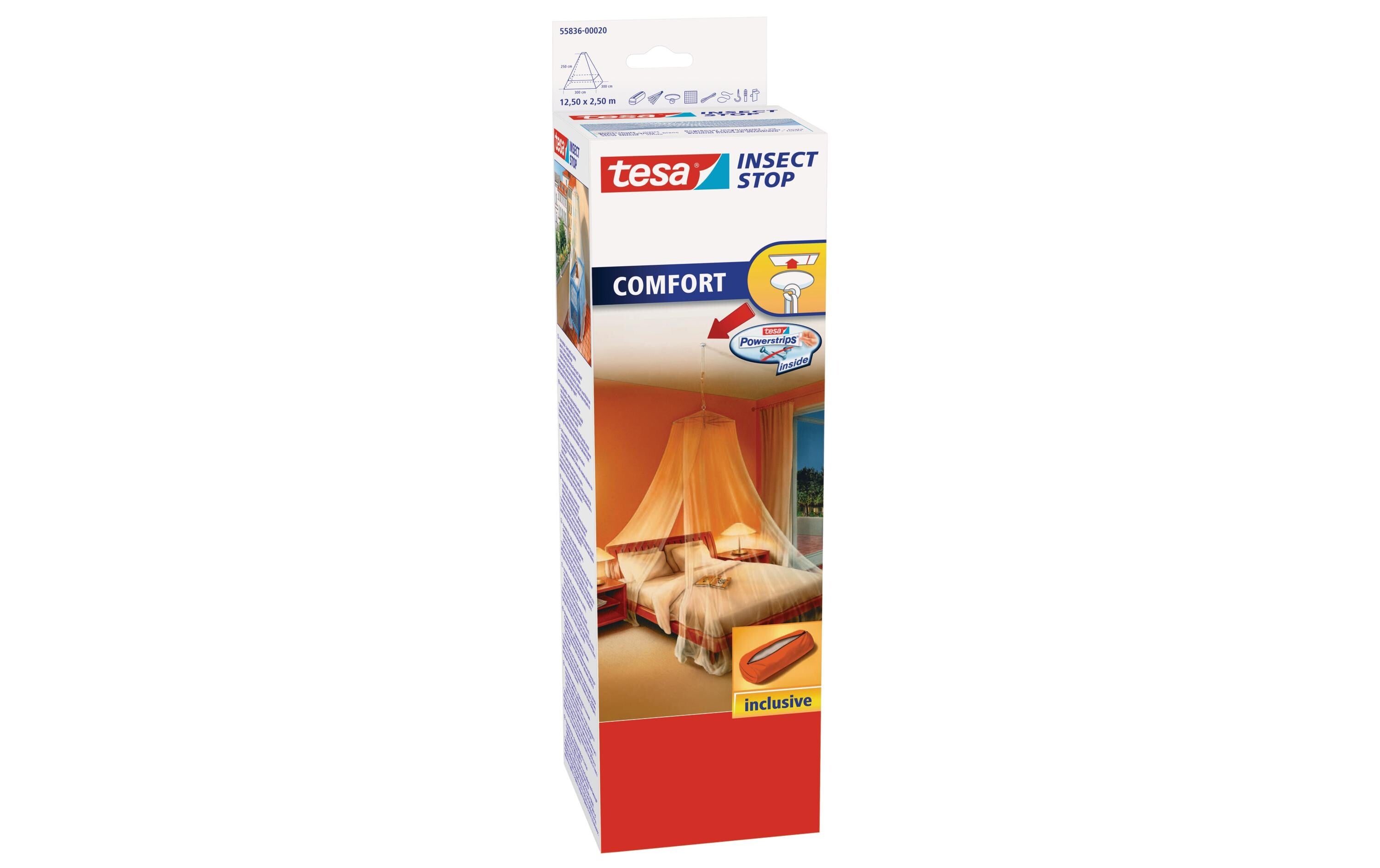 tesa Insect Stop Moskitonetz 2.5m x 12.5m