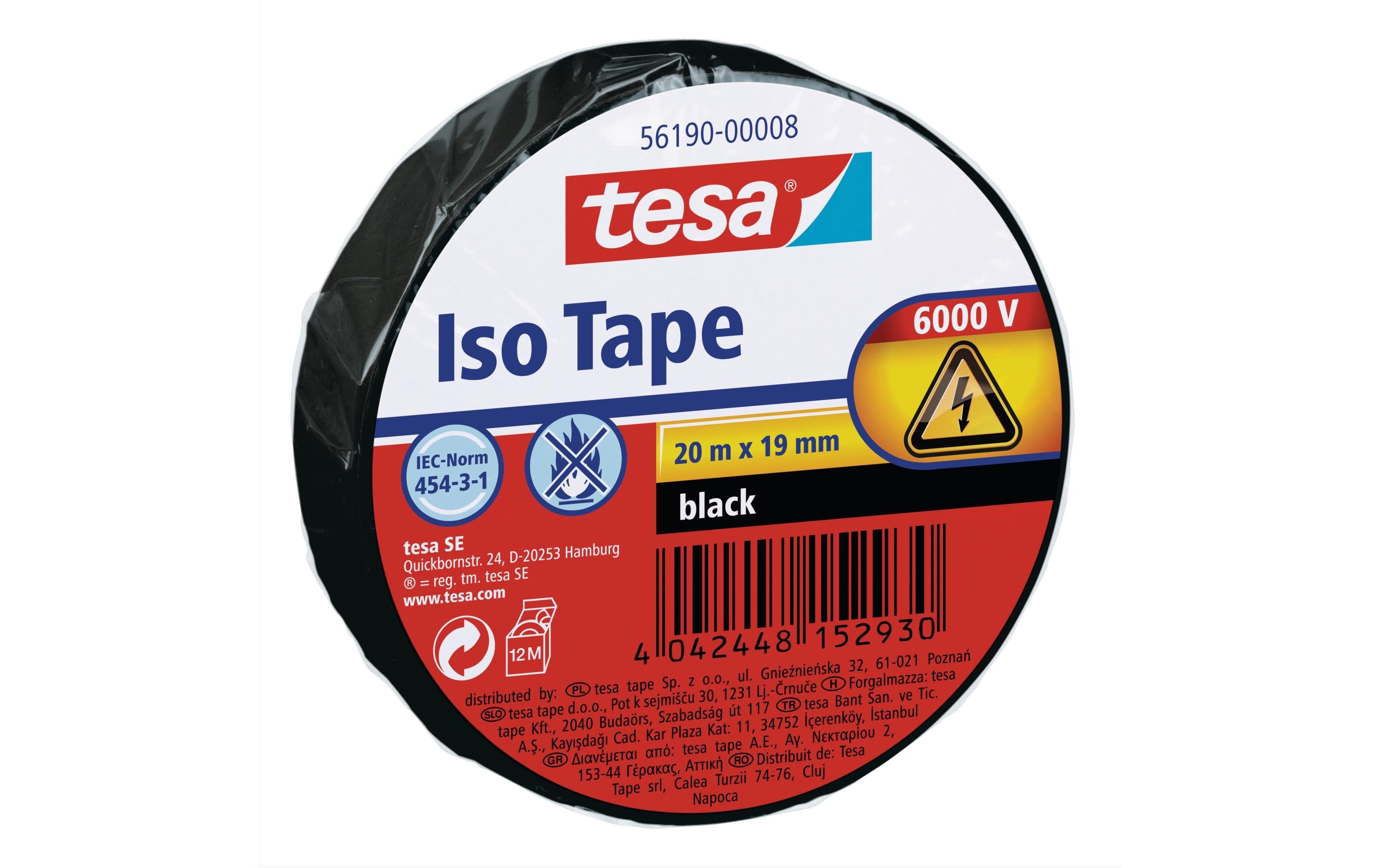 tesa Iso Tape Isolierband 20m x 19mm