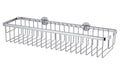 Tesa Aluxx Ablagekorb einstöckig, XL Aluminium verchromt