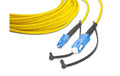 Lightwin LWL Simplex Patchkabel Singlemode 9/125µm, LC-SC, 10.0m OS2