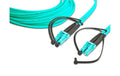 Lightwin LWL Duplex Patchkabel, 10Gbps Multimode 50/125µm, LC-LC, 1.0m OM3