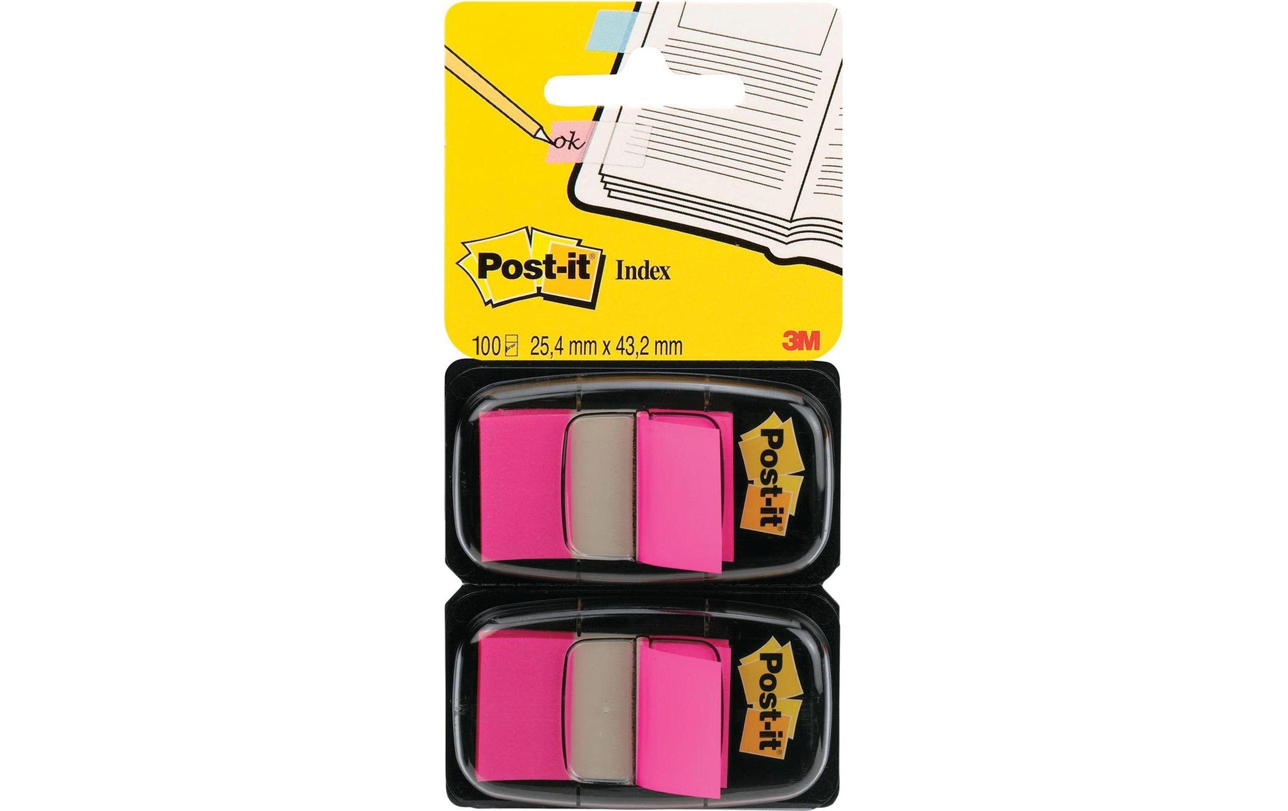 3M Post-it Index 680-BP2 pink 2 x 50 Streifen à 25.4 x 43.2 mm