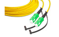 Lightwin LWL HQ Simplex Patchkabel, 20m Singlemode 9/125µm, SC/APC-SC/APC, OS2