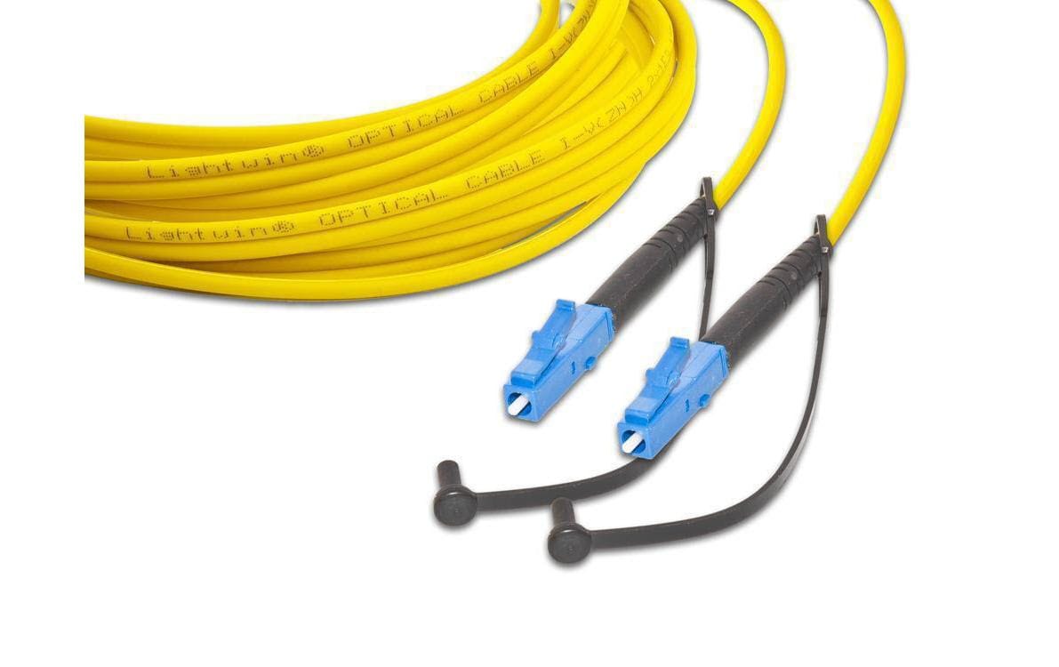 Lightwin LWL Simplex Patchkabel Singlemode 9/125µm, LC-LC, 1.0m OS2
