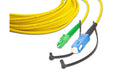Lightwin LWL Simplex Patchkabel Singlemode 9/125µm, LC/APC-SC, 30m