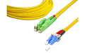 Lightwin LWL Duplex Patchkabel Singlemode 9/125µm, E2000/APC-LC, 2.0m, OS2