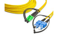 Lightwin LWL Duplex Patchkabel Singlemode 9/125µm, LC/APC-SC, 3.0m OS2