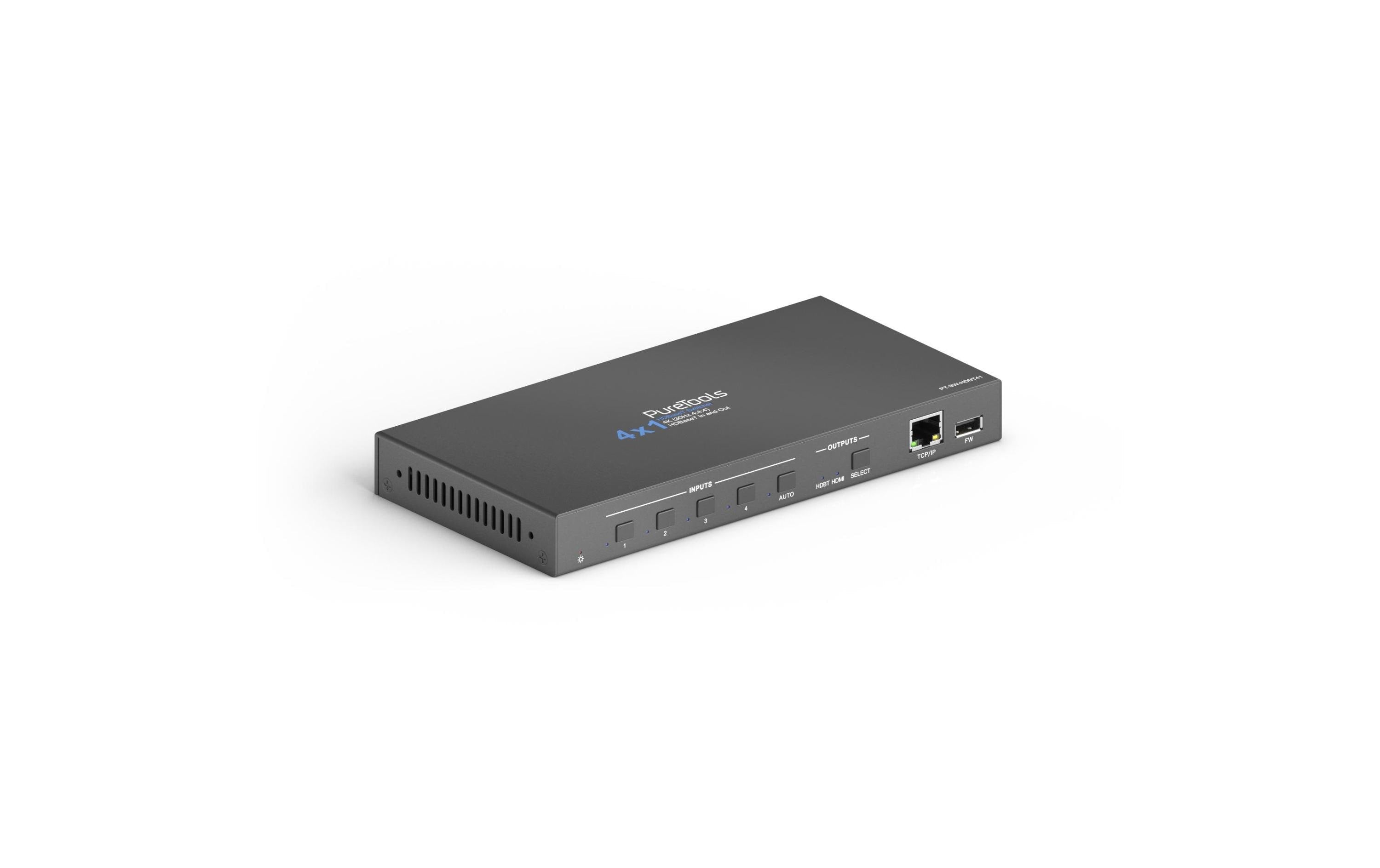 PureTools PT-SW-HDBT41 Switch 4x1 HDBaseT, HDMIOut, 4K