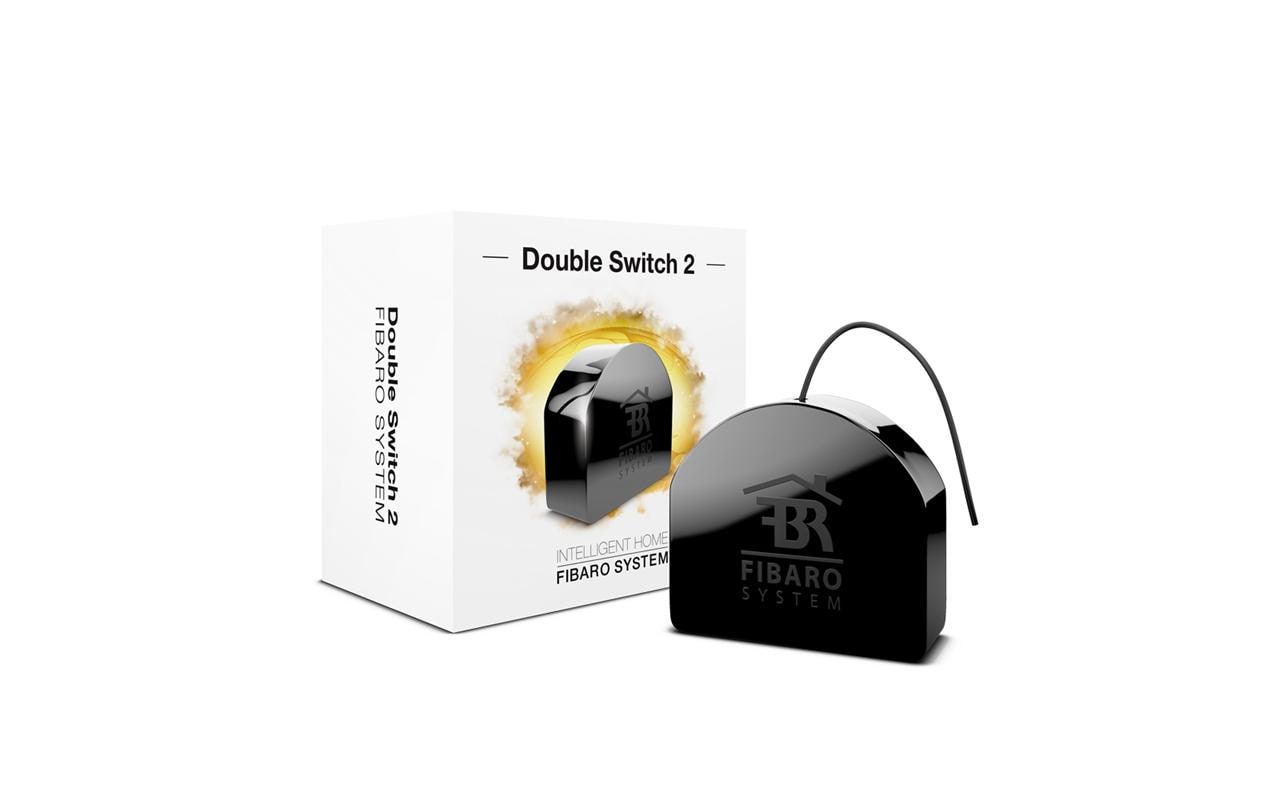 Fibaro Relais Unterputzeinsatz 2 Schalter V5, Z-Wave, Relais, max 3kW
