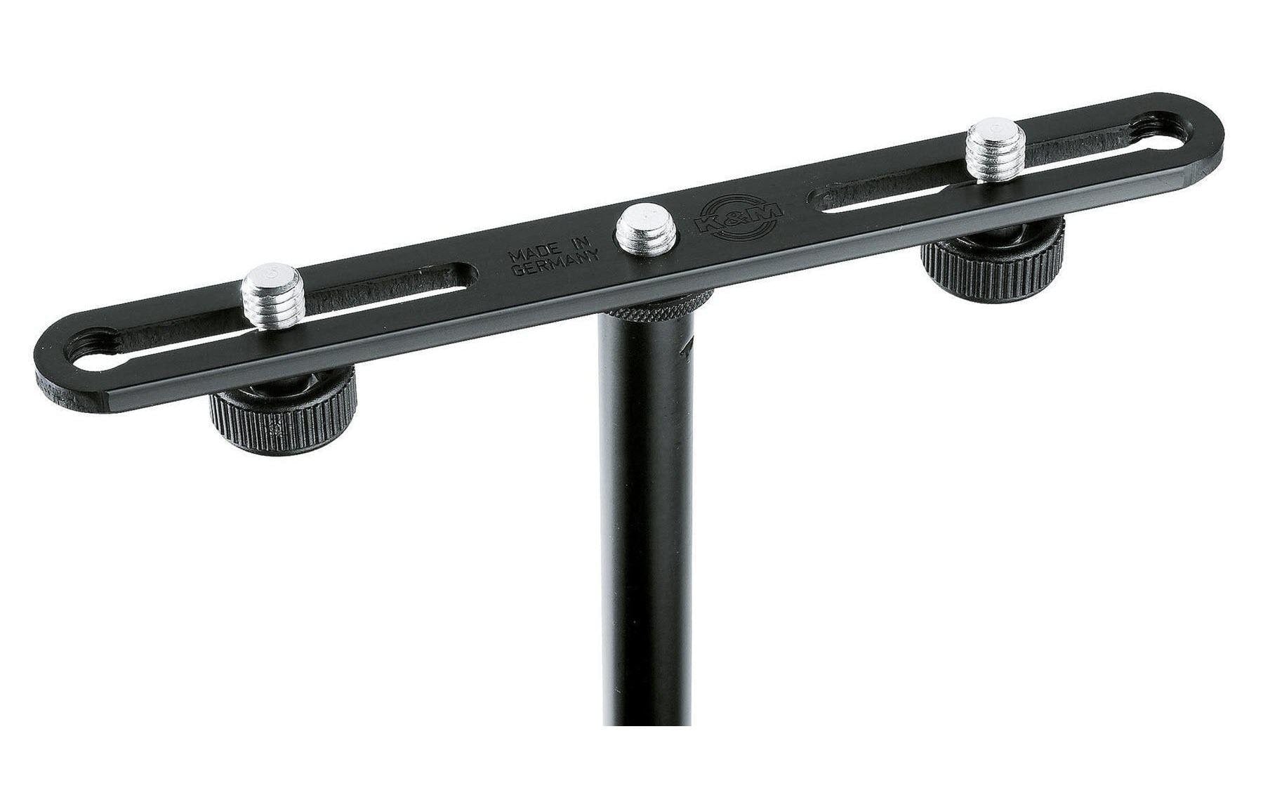 K&M 23550, Stereo-Bar für Mikrofone 60 - 172mm
