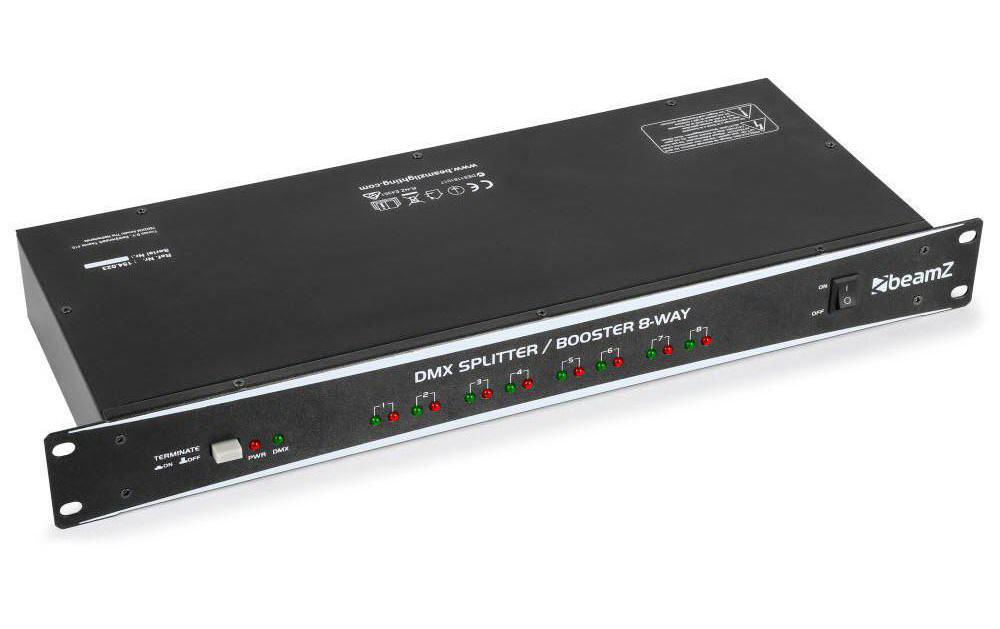 BeamZ DMX Verteiler/Booster 8-Kanal