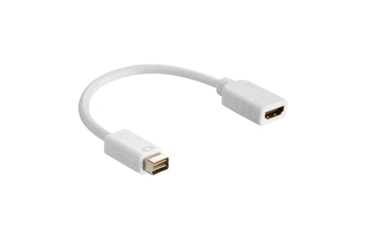 HDGear Mini-DVI zu HDMI Adapter Mini-DVI - HDMI, weiss