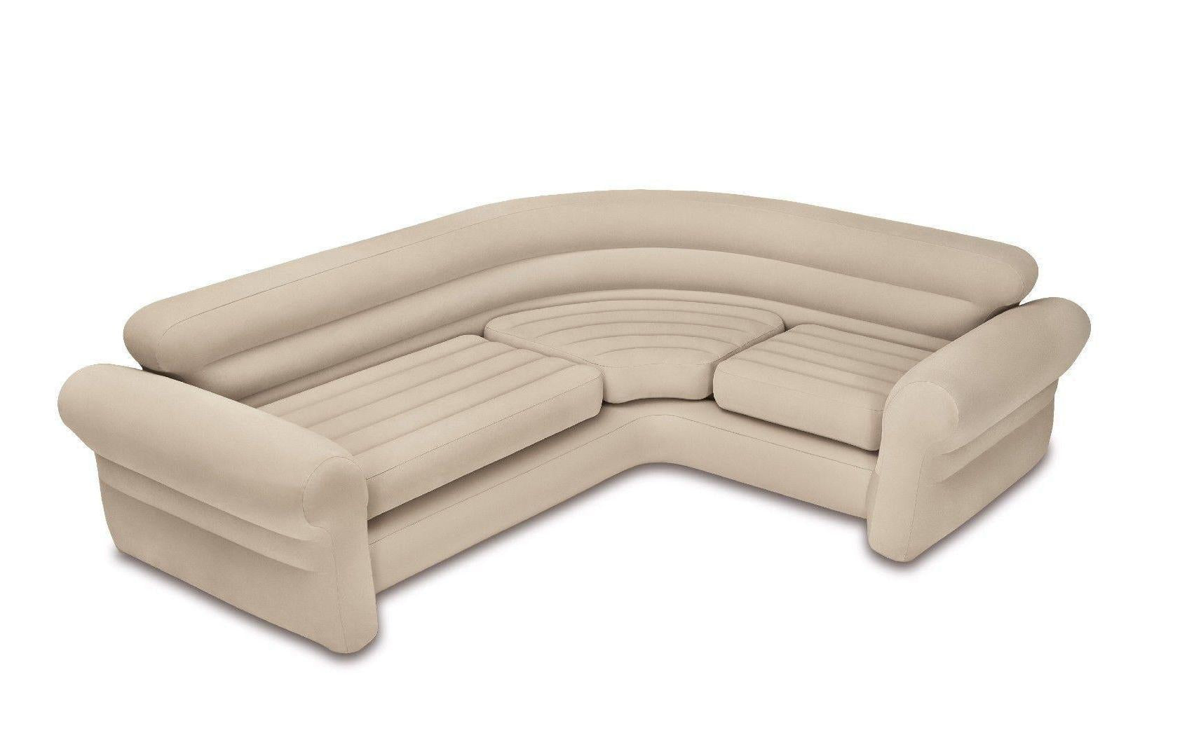 Intex Ecksofa aufblasbar 257 x 203 x 76cm