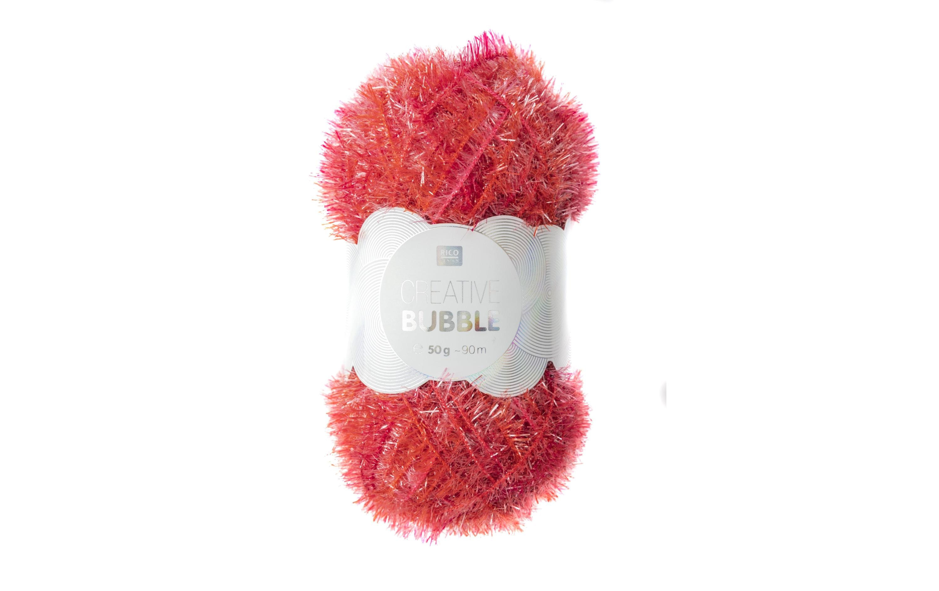 RICO Creative Bubble Print, pink Mix 50 g, 90 m, 100 % PES