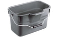 Rotho Eimer eckig Basic 12 Liter anthrazit 380x260x230 mm