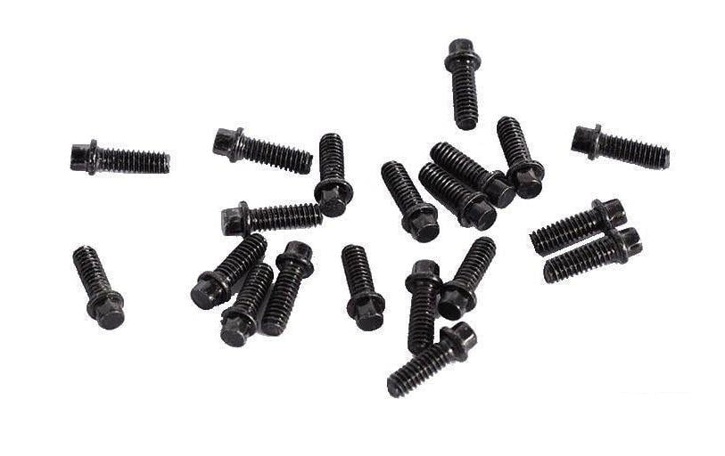 RC4WD Hex Bolts, M2x6mm, Black, 20 Stück,
