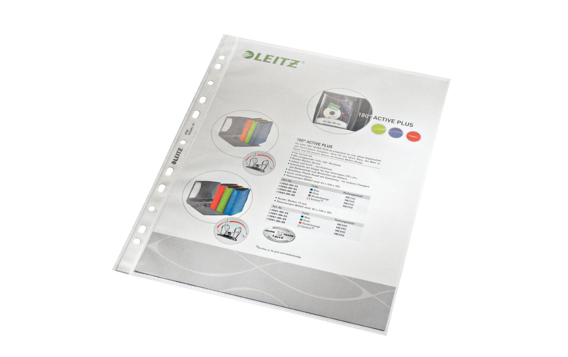 Leitz Prospekthülle A4 PP farblos, 100 Stk.