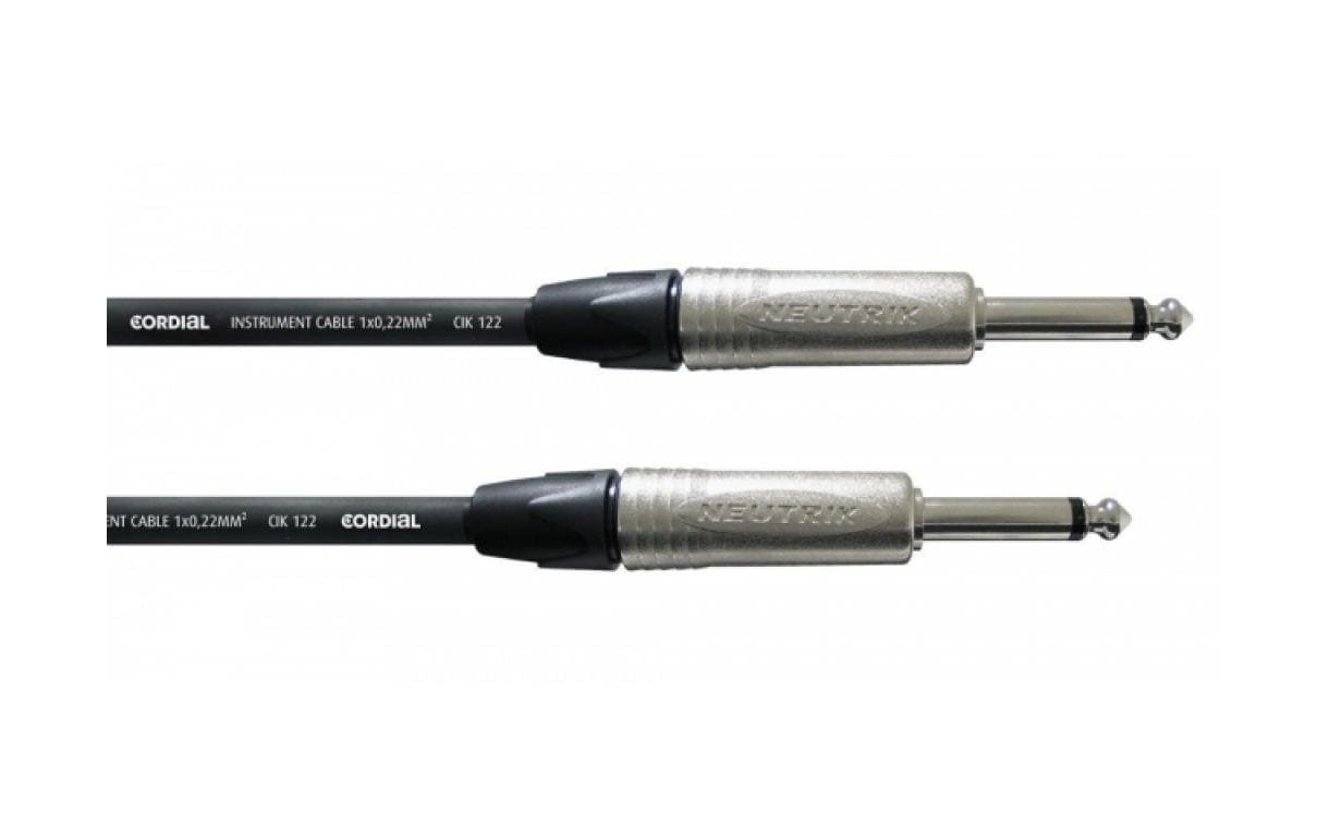 Cordial CXI 3 PP, 6.3 / 6.3 Instrumentenkabel, 3m