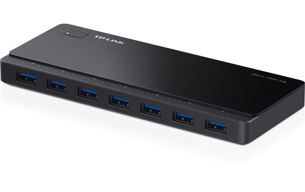 TP-Link Hub USB3.0 7Port UH700 externes Netzteil, Ein/Ausschalter