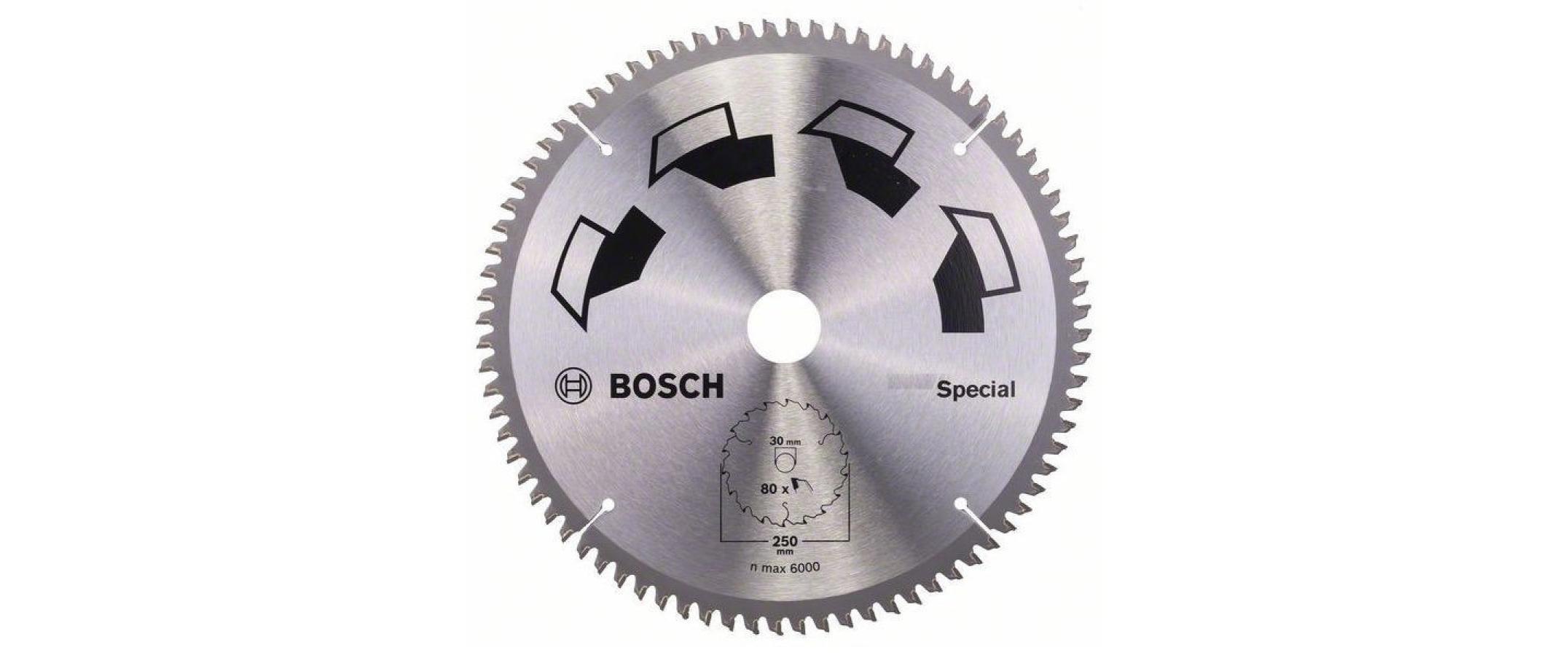 BOSCH Kreissägeblatt Special 250mm, Mehrzweckblatt