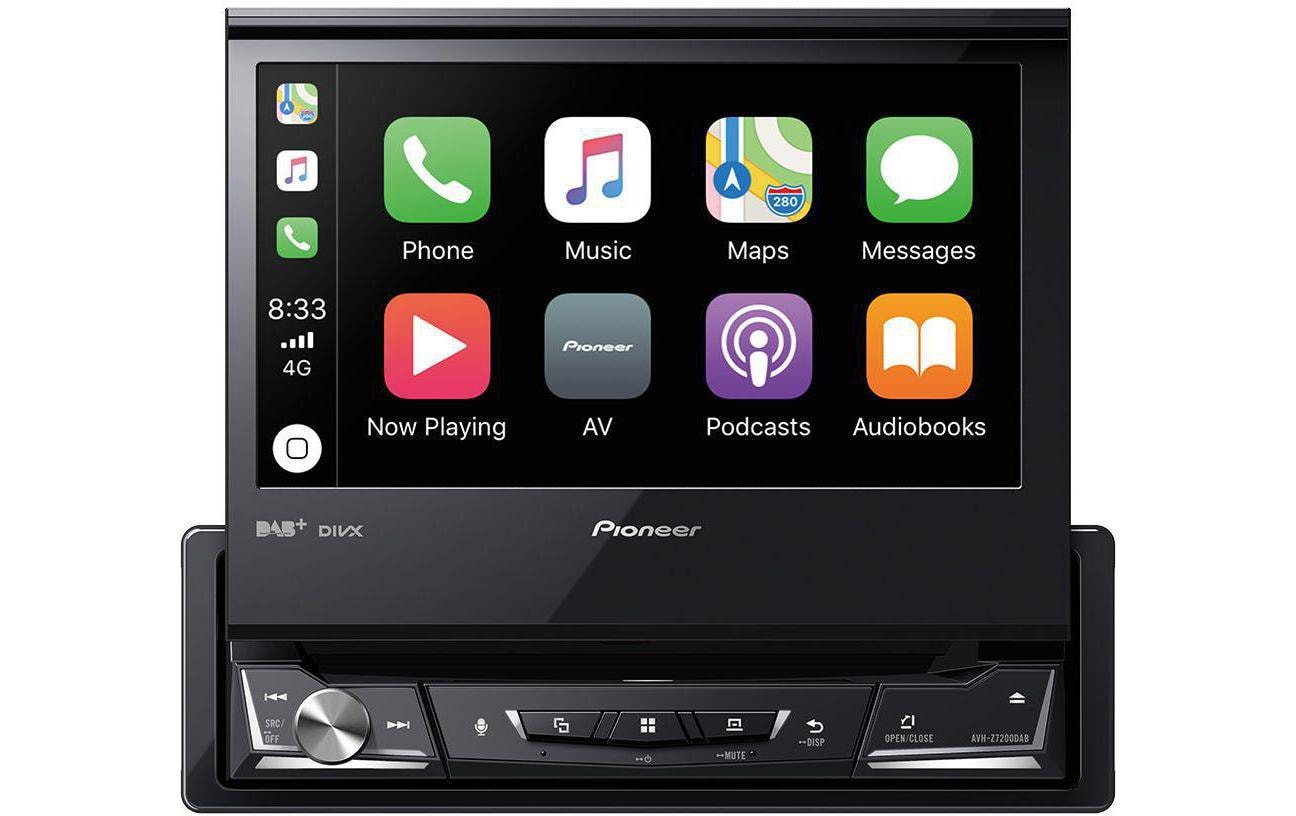 Pioneer Moniceiver 1-DIN, 7" WVGA-Touchpanel