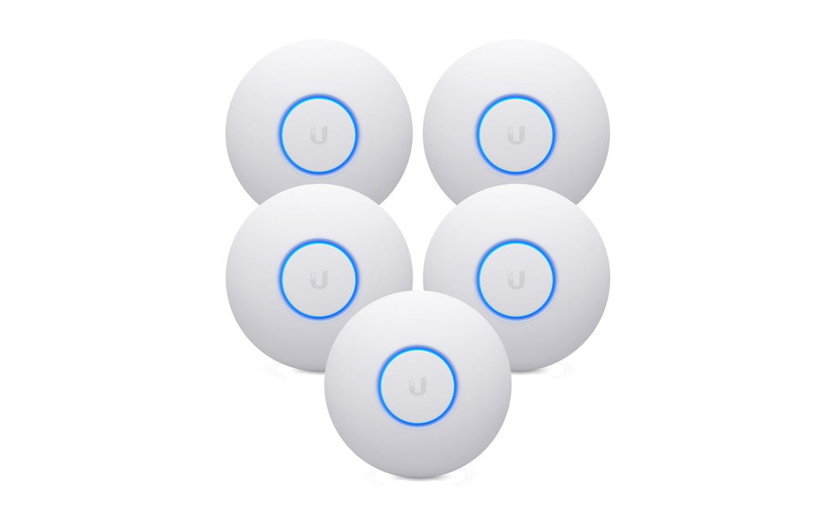 Ubiquiti UAP-NANOHD-5,Unifi Decken AP,5-Set ohne Injector,1733Mbps 5Ghz, 300Mbps 2.4Ghz