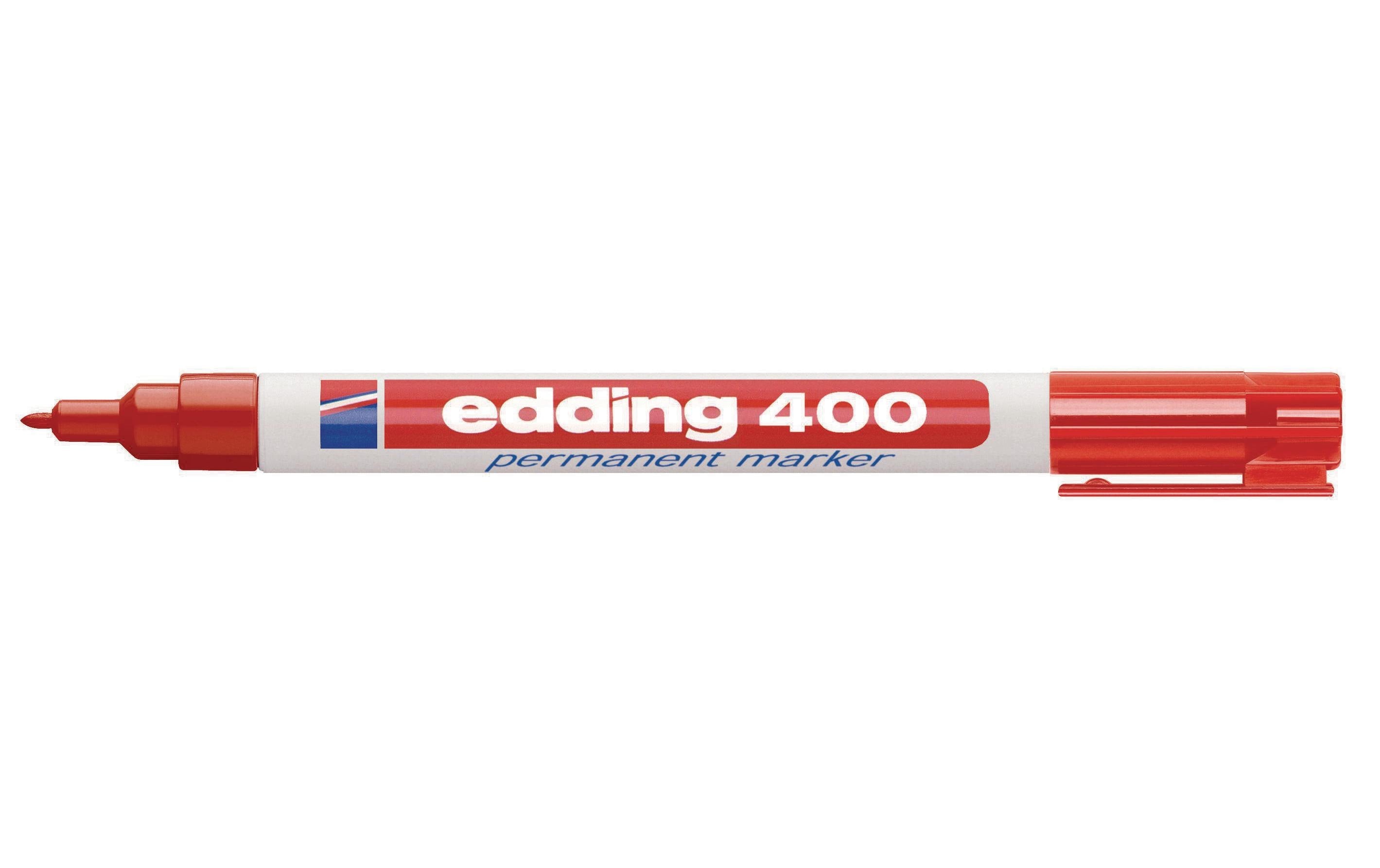 Edding Permanent  Marker 400, rot 1 Stk., Strichbreite ca. 1 mm