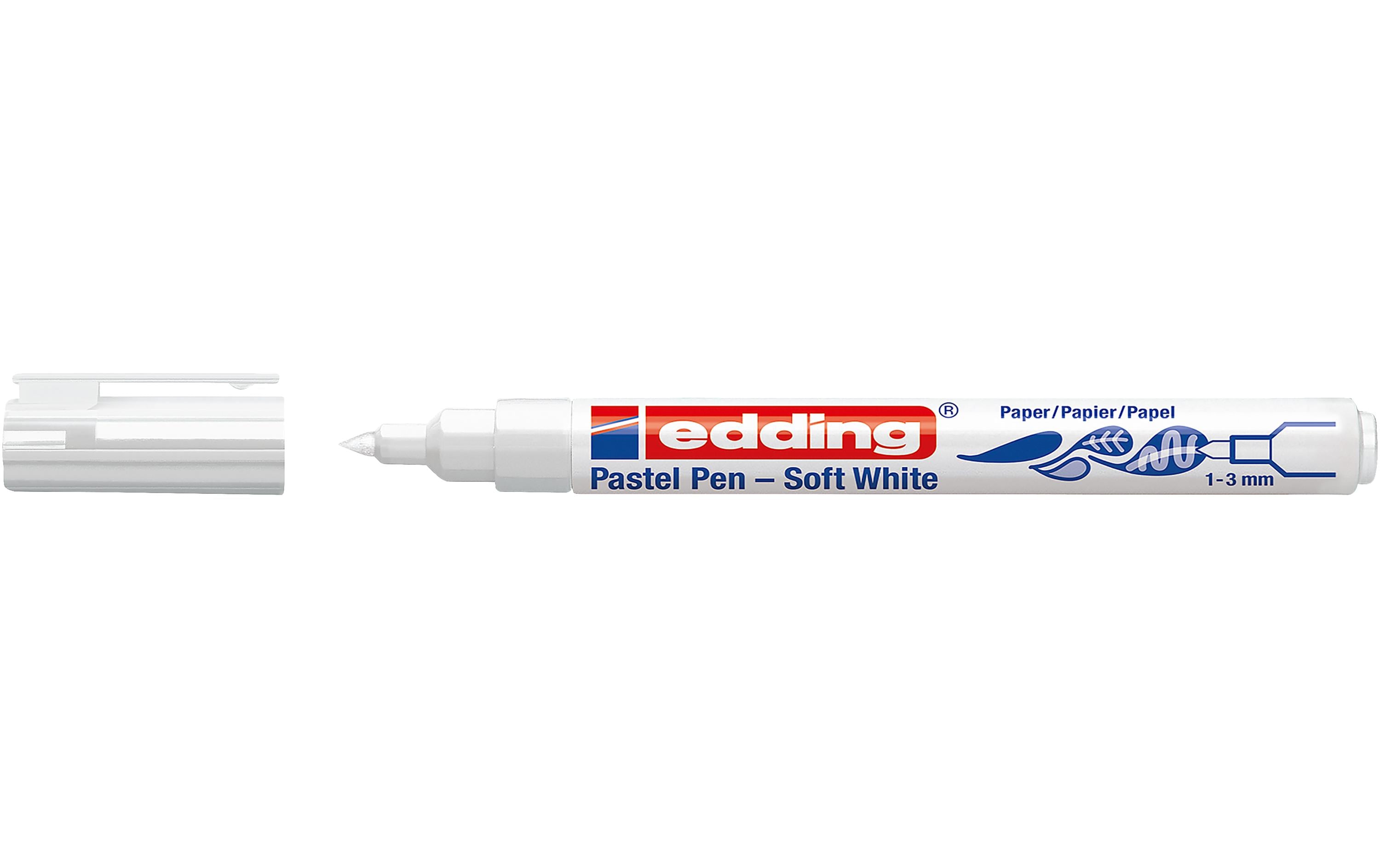 Edding Pastellpen 1500 weiss weiss