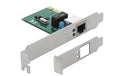 Delock PCI-Express Netzwerkkarte, 1Gbps inkl. Low profile Slotblech, RTL8111H Chip