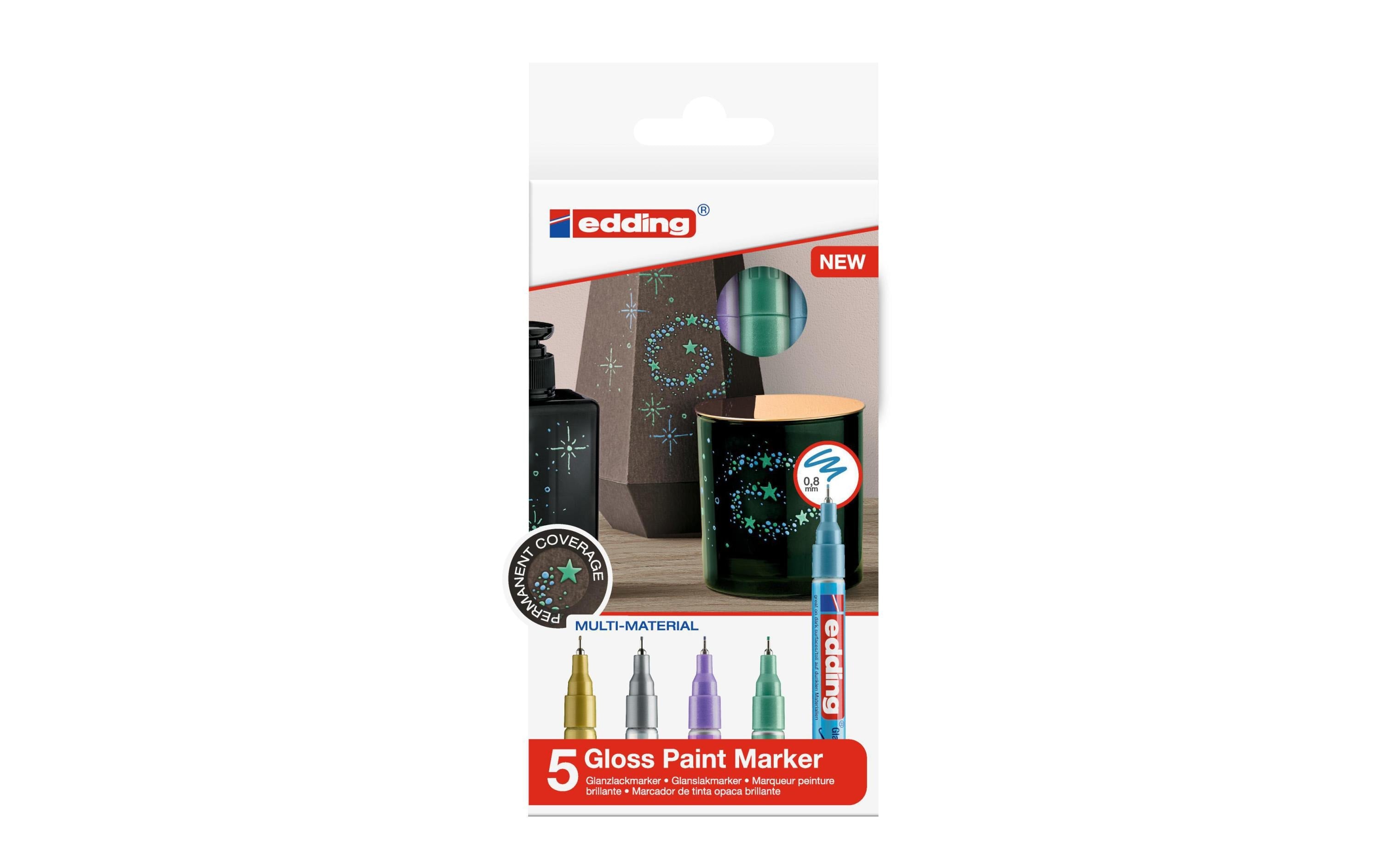Edding Lackmarker 780-CREA E-5 metallic assortiert