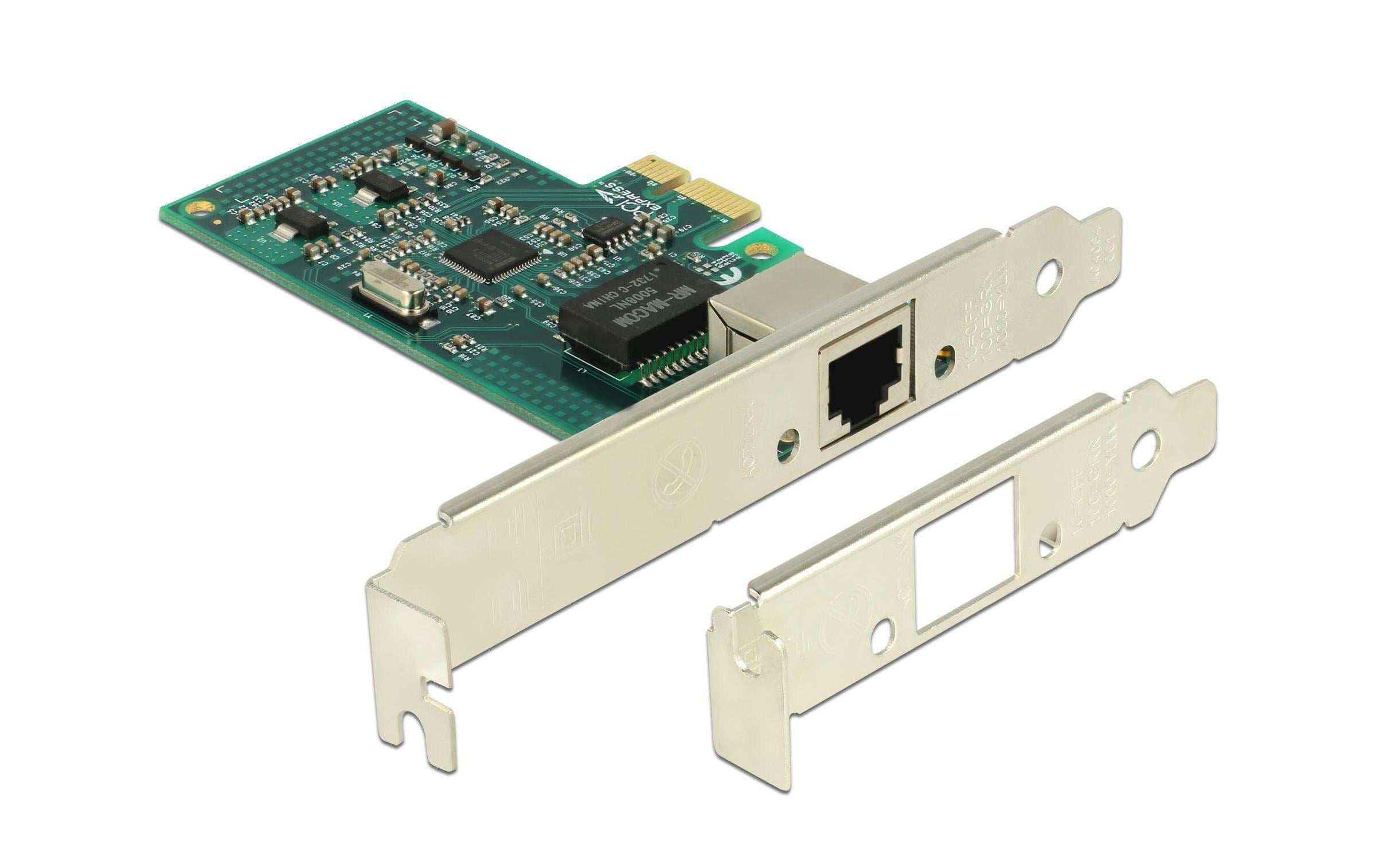 Delock PCI-Express Netzwerkkarte, 1Gbps Intel 82574L Chipset, inkl.LP Slotblech