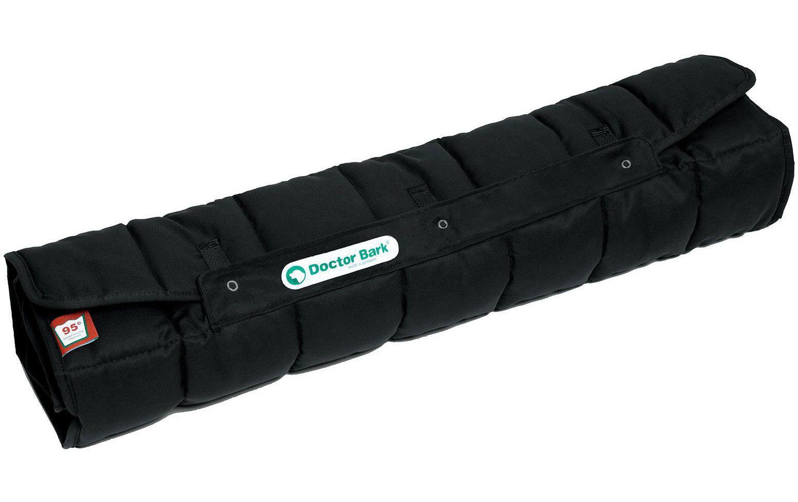 Doctor Bark Hundedecke schwarz portable 70x100cm gerollt