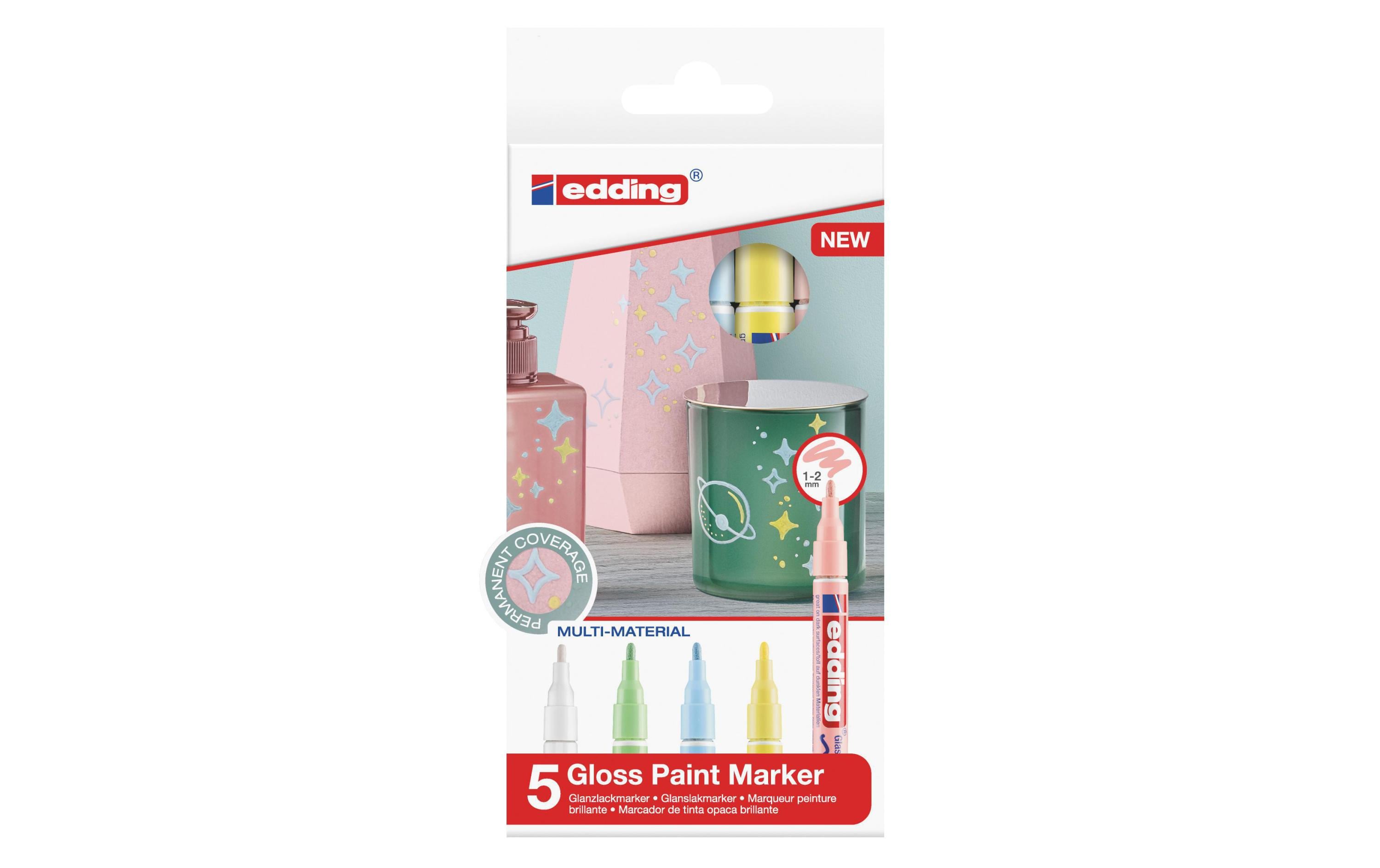 Edding Lackmarker 751-CREA E-5 pastell assortiert