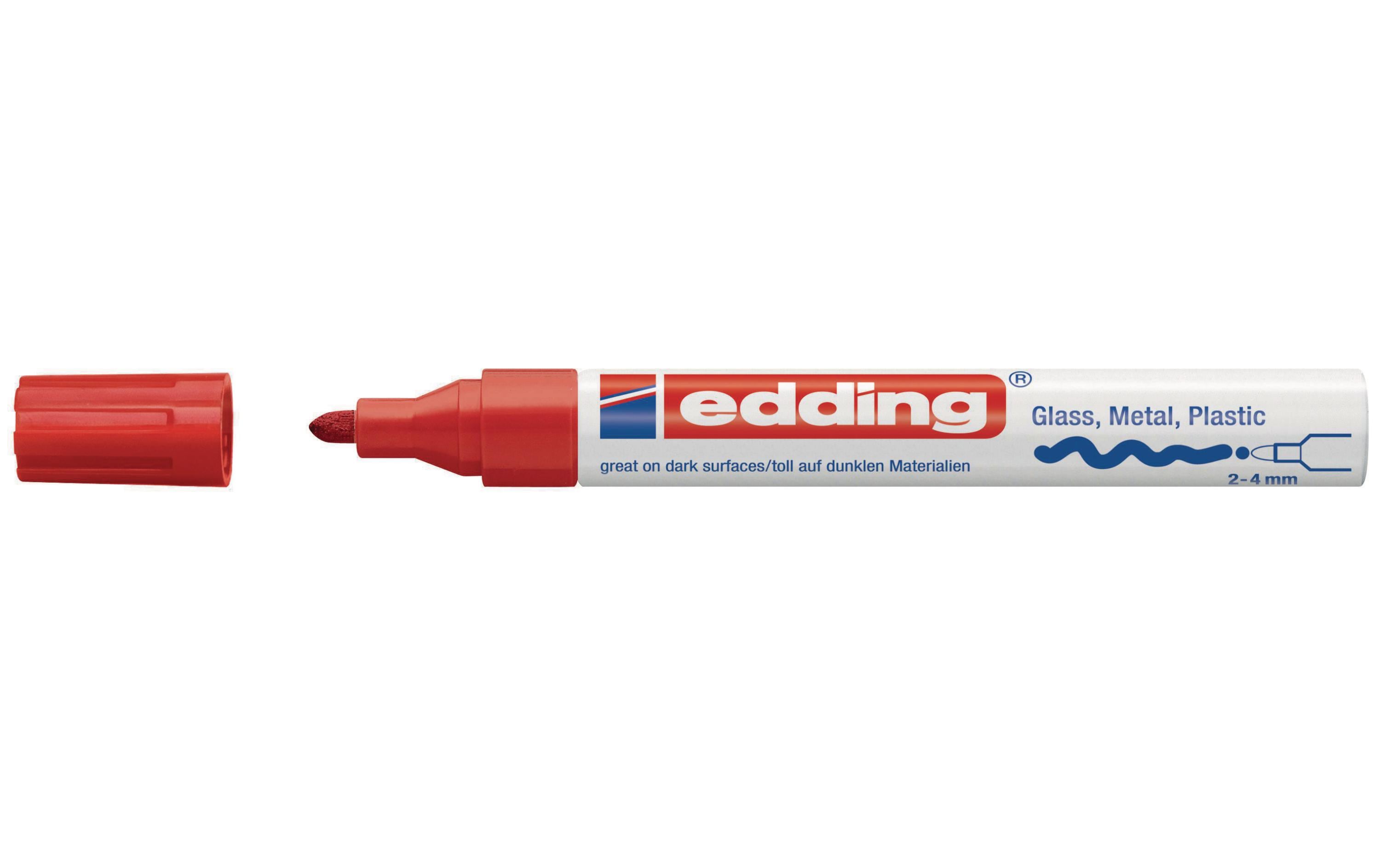 Edding Lackmarker 750-CREA rot