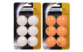 DONIC Schildkröt Jade Poly 40+ Freizeitball, weiss 6 St. & orange 6 St.