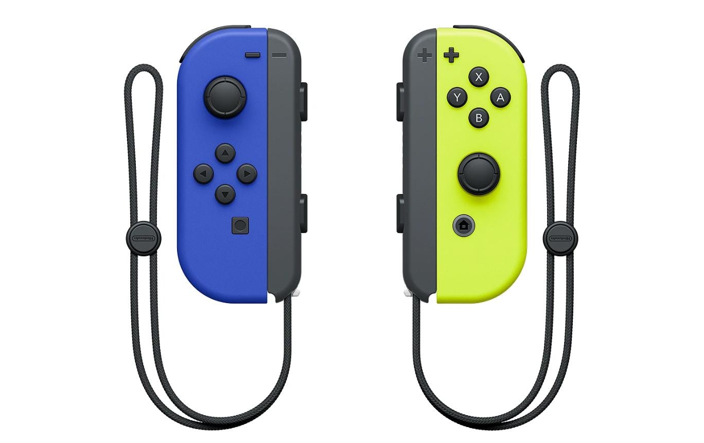 Nintendo Switch Joy-Con Set Blau/Neon-Gelb Blau, Neon-Gelb, 2er-Set