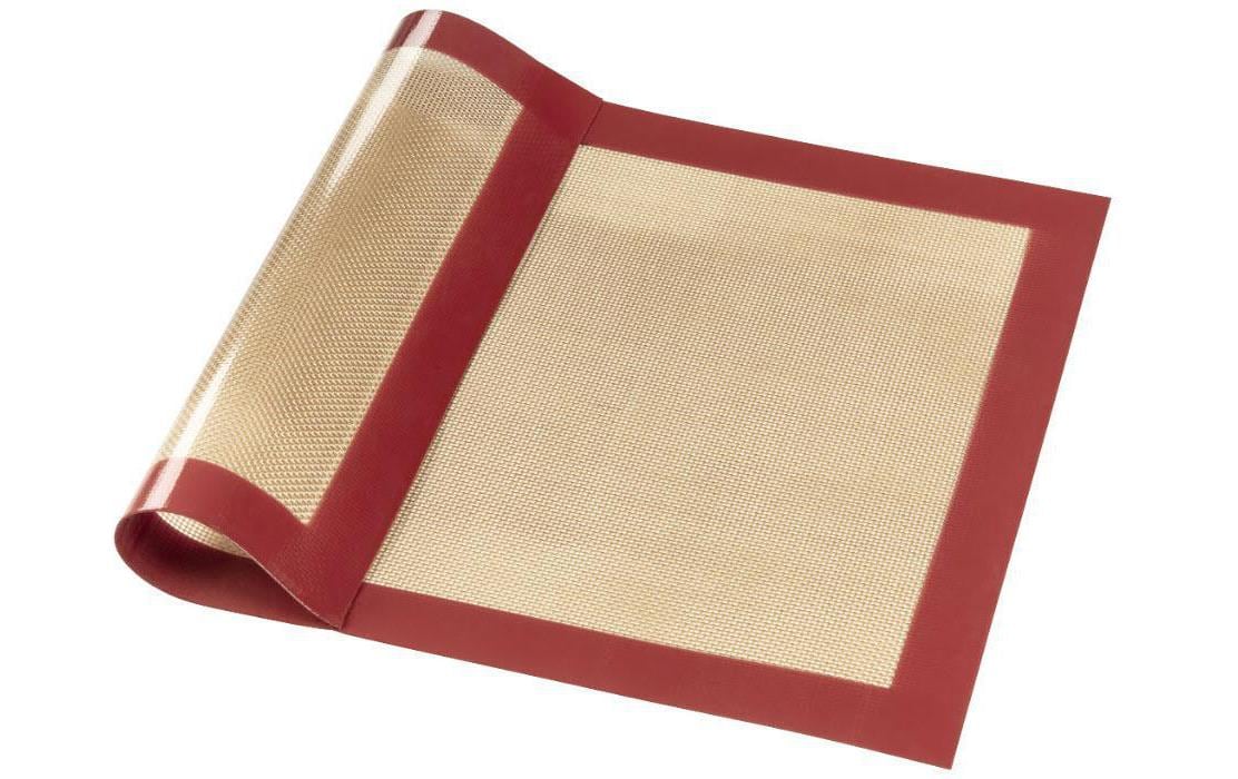 XAVAX Backmatte aus Silikon eckig 40 x 30cm, rot, braun