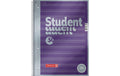 Brunnen Collegeblock Premium Noten 90g/qm, A4+, 50 Seiten, Noten, violett