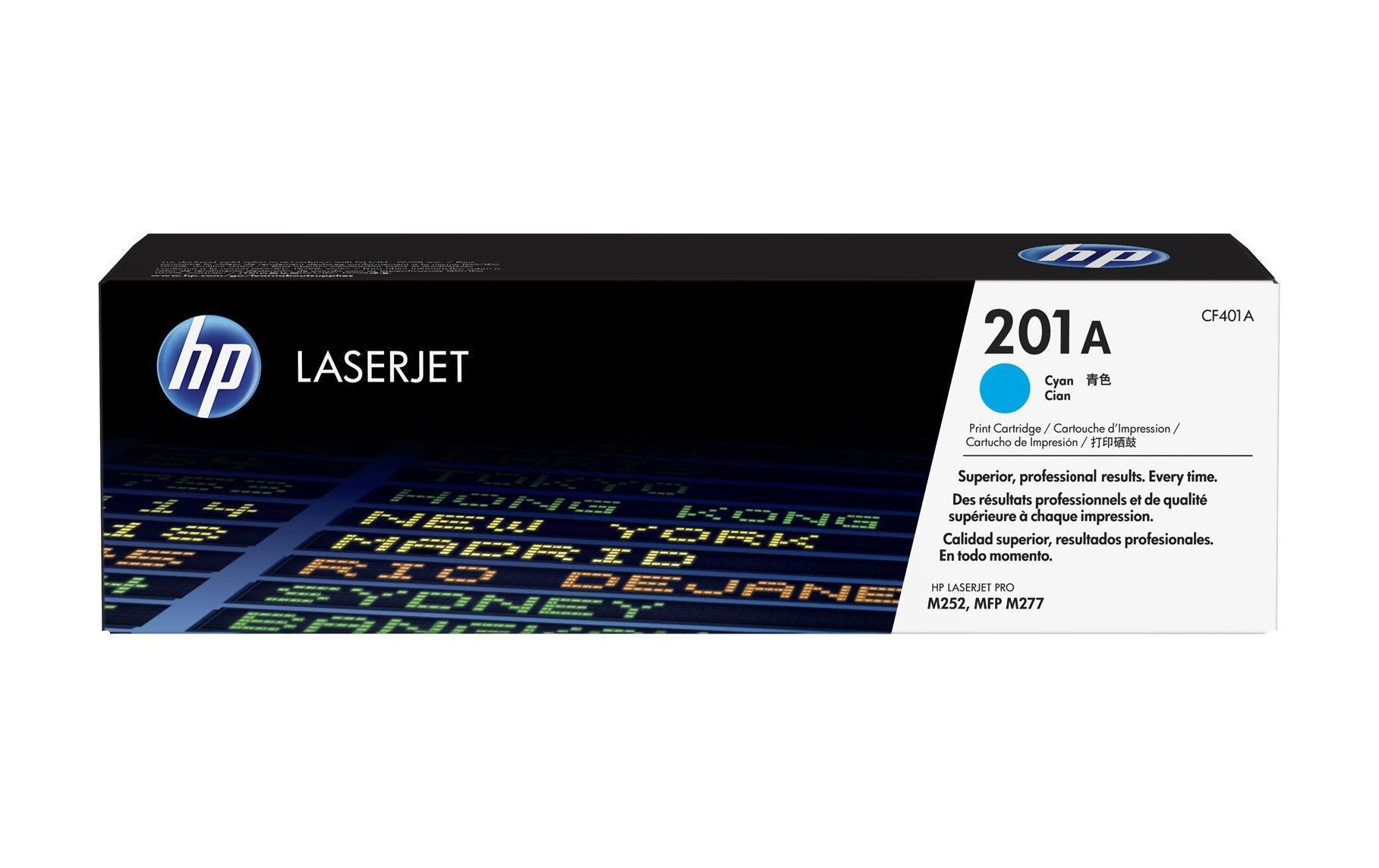 HP Toner 201A - Cyan (CF401A) Seitenkapazität ~ 1'400 Seiten
