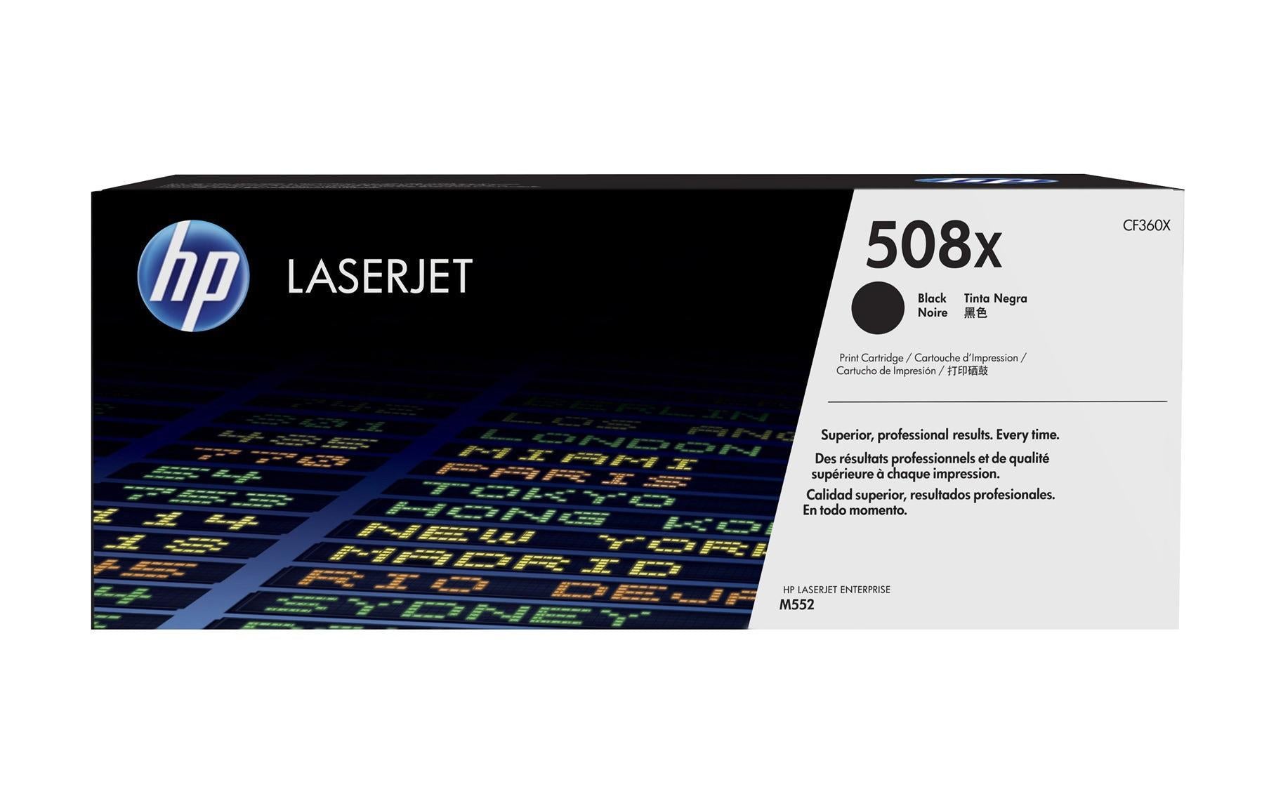 HP Toner 508X - Black (CF360X) Seitenkapazität ~ 12'500 Seiten