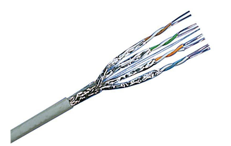 R+M Installationskabel S/FTP Cat 6A LSZH Mantel 305M weiss