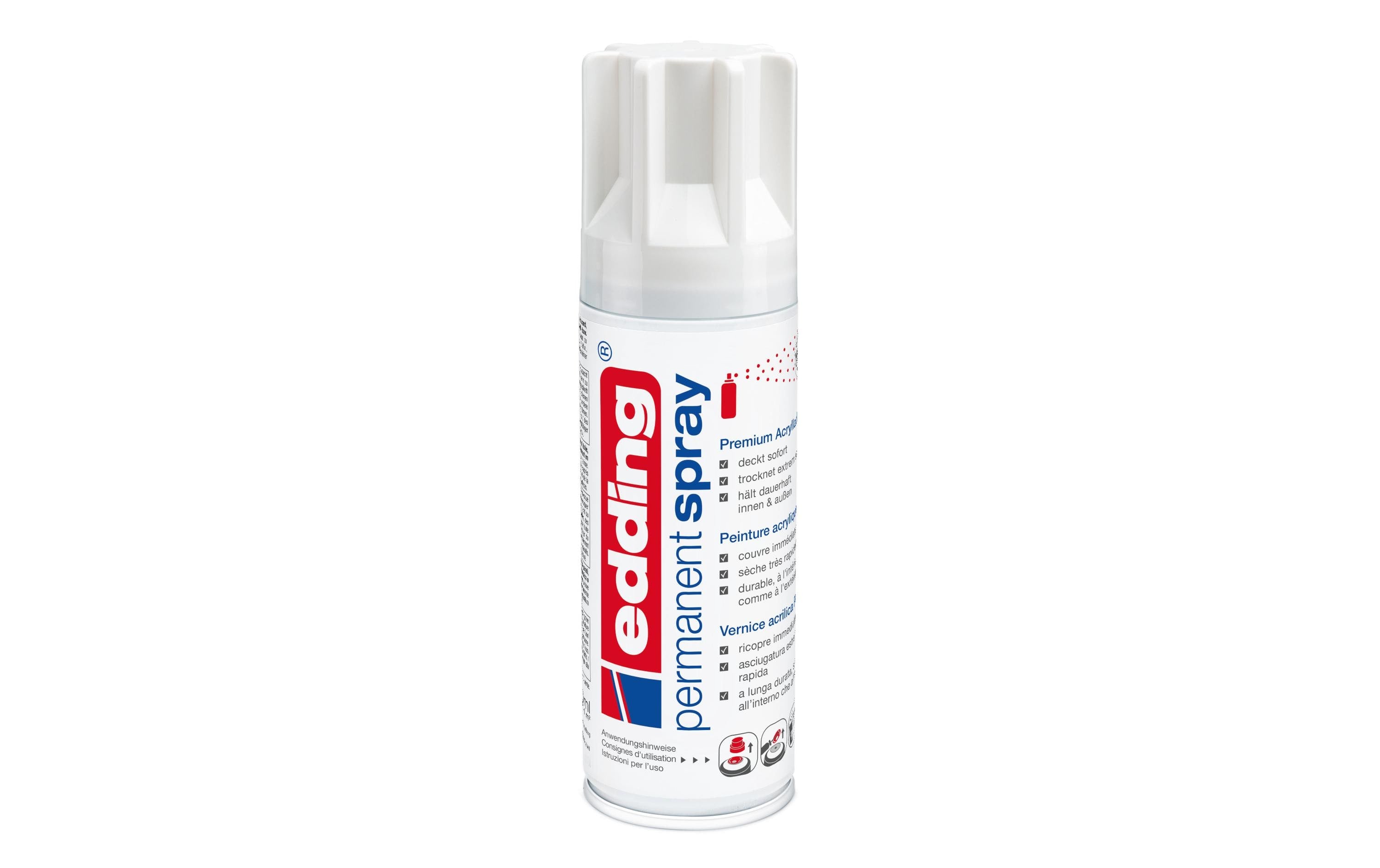 Edding Acryllack glänzend verkehrsweiss gl