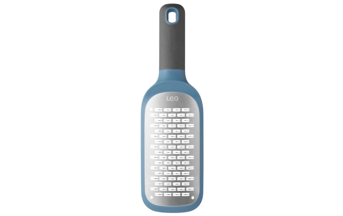 BergHOFF Multifunktionale Reibe Leo Line Blau, Grösse: 27cm, Doppelseitige Reibe