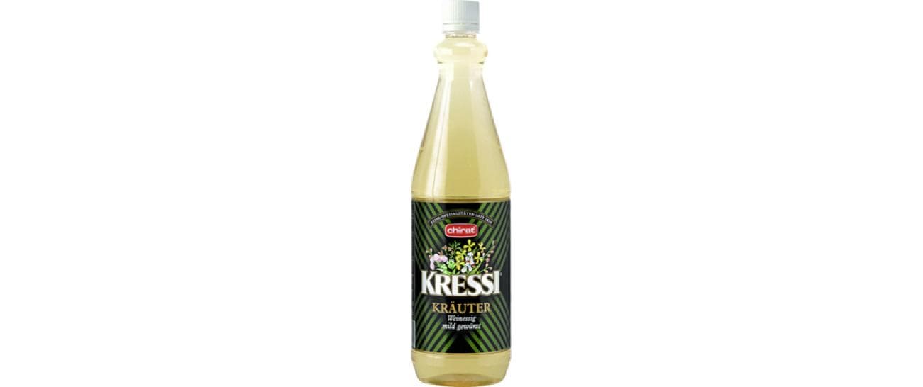 Chirat Essig Kressi Kräuter 1 Liter 250g