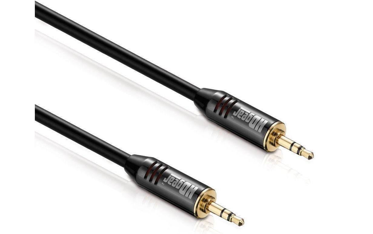 Premium 3.5 mm Stereo Klinkenkabel, 1.00m Stecker auf Stecker