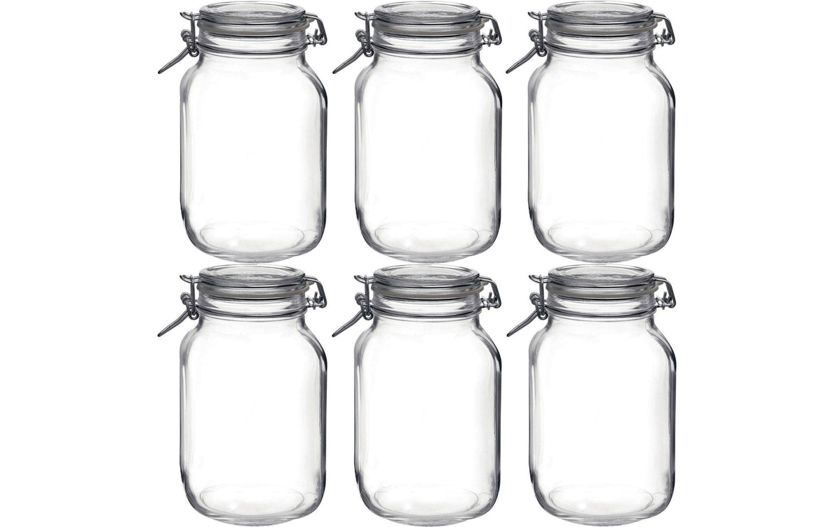 Bormioli Rocco Einmachglas Fido 3000 ml,6 Stück