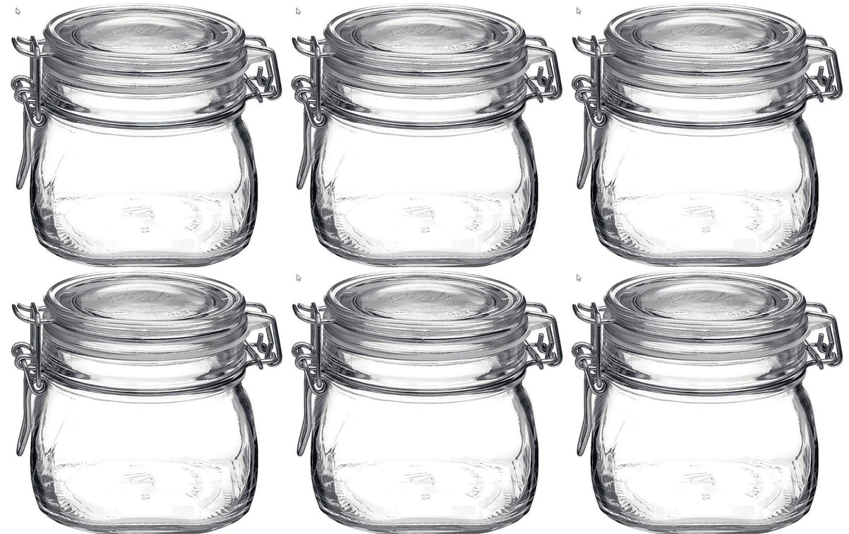Bormioli Rocco Einmachglas Fido 500 ml,6 Stück
