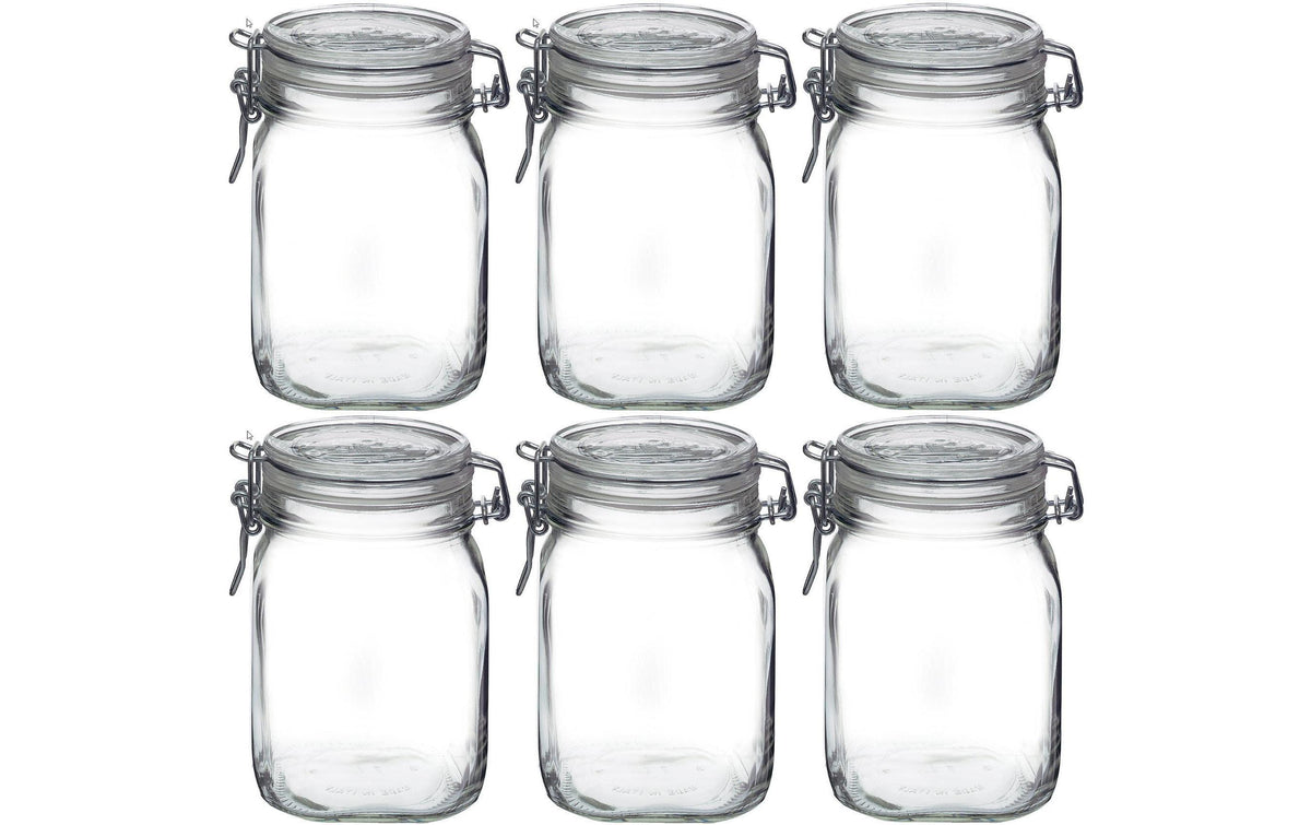 Bormioli Rocco Einmachglas Fido 1000 ml,6 Stück