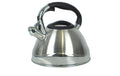 Kela Teekanne Varus 3 Liter silber Edelstahl, H 21,5cm / Ø 22cm
