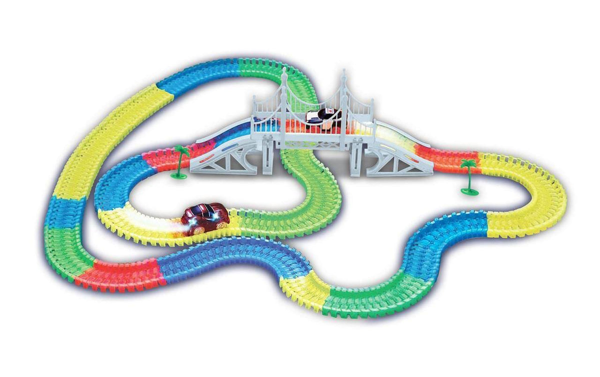 Amewi Magic Traxx Bahn Mega Set 373 Teile, mit Brücke